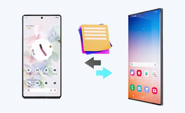 how to transfer notes from android to android