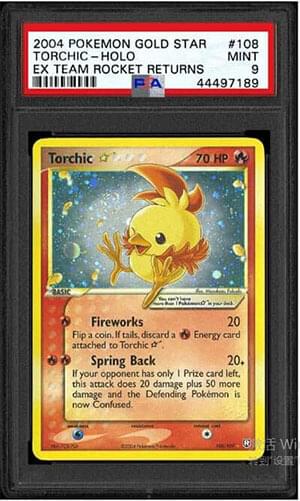 trochic gold star holo team rocket returns