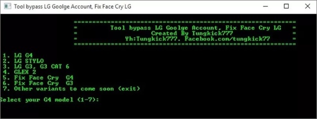 tungkick tool bypass lg google account