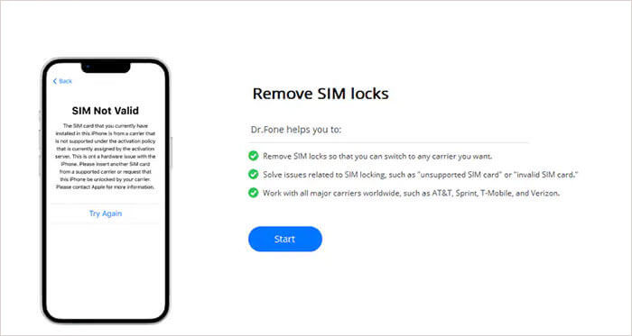 ios unlock unlock sim locked start screen