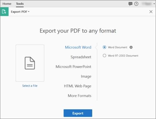 adobe pdf to word converter