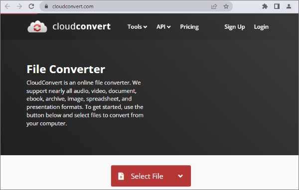 how to convert a video to a different format with cloudconvert