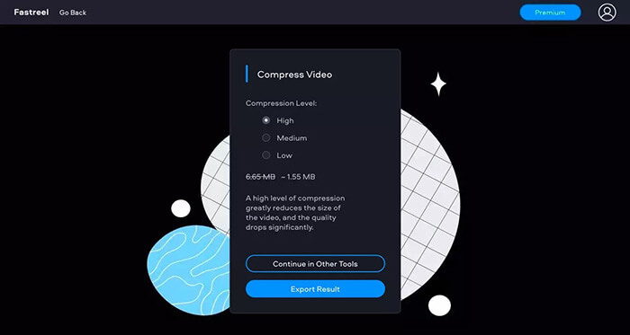 compress files for discord using fastreel