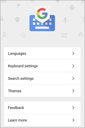 gboard settings