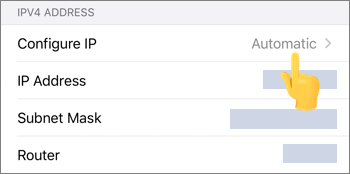 ipv4 configuration