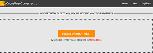 convert avi file to mp4	using onlinevideoconverter