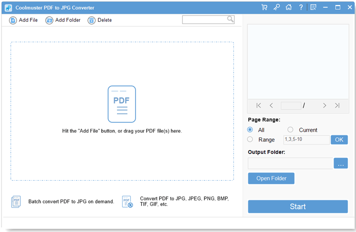 import all the PDF files you want to convert