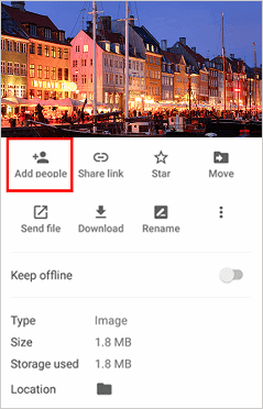 how to send large video on android using google drive