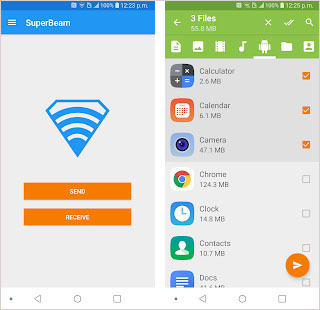 how to share large videos on android with superbeam