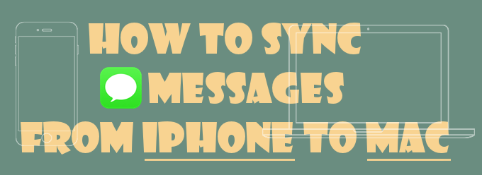 how to sync messages from iphone to mac