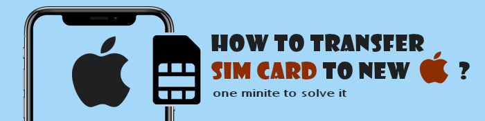 a photo expressing how to transfer sim card to new iphone