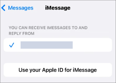 use your apple id for imessage