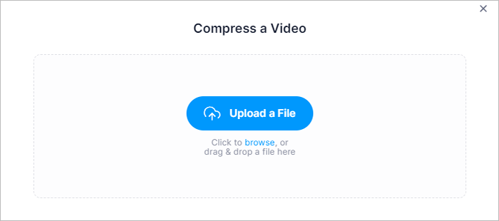 reduce file size video using veed