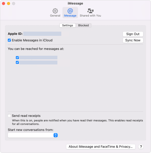 check icloud messages on mac