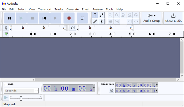 compress audio with audacity