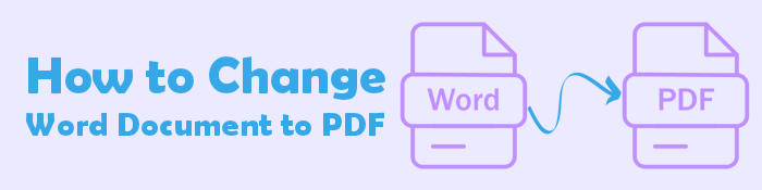how to change word document to pdf