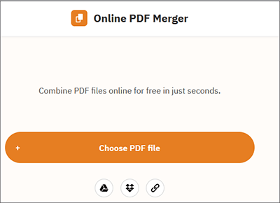 select pdf files to merge