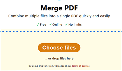 ücretsiz pdf birleştirici çevrimiçi
