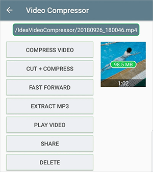 how to compress a video for email on android using video compressor and video cutter