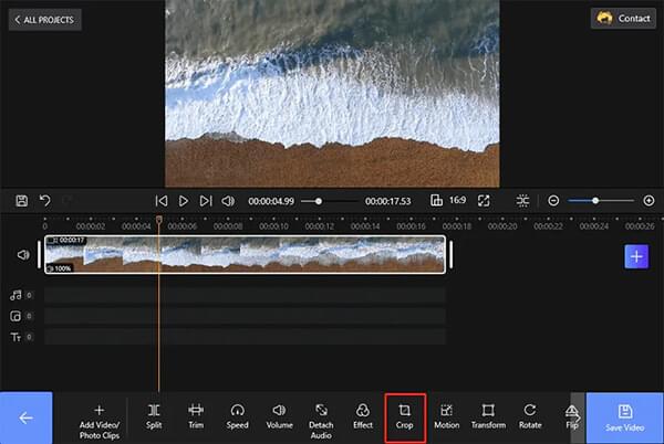 how to crop videos on pc with filmforth