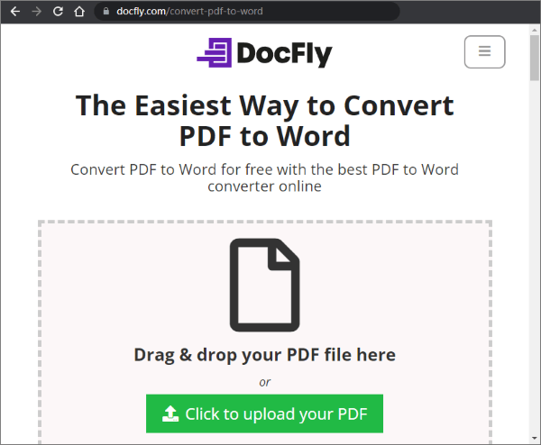 pdf to docx convert