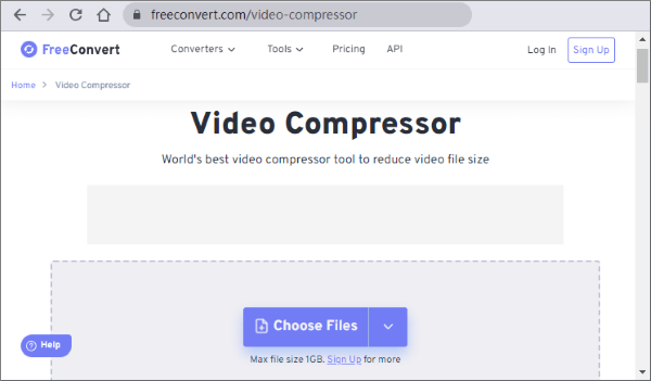 hit choose files button to upload the web videos