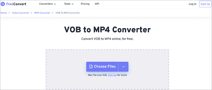 vob file converter - freeconvert
