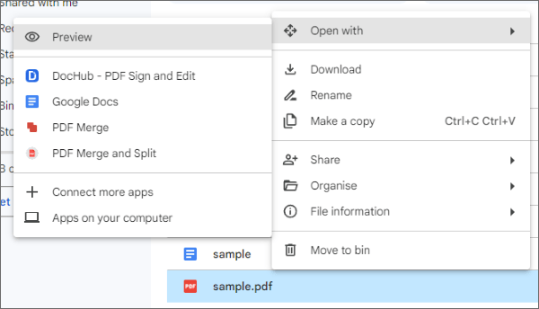 how to edit a pdf on google docs