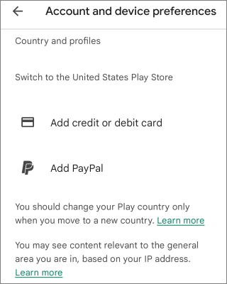 How to Change Country/Region in the Google Play Store