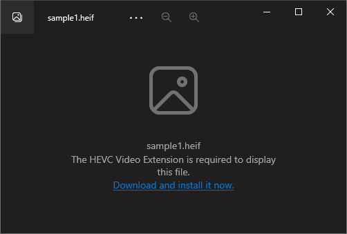 heif not supported