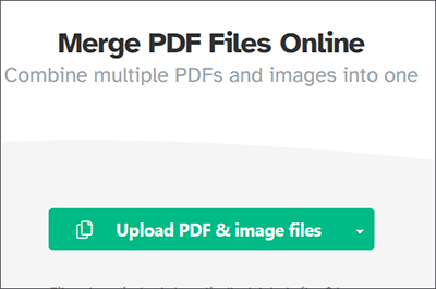 click upload pdf and image files to upload the pdf documents