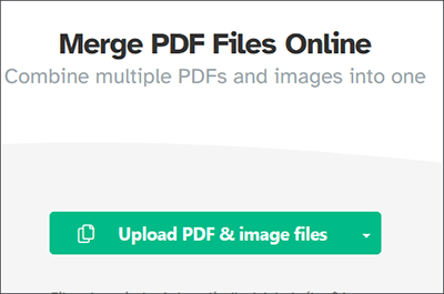 select pdf files to merge