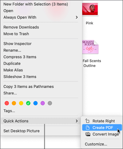 combine pdfs for free with finder