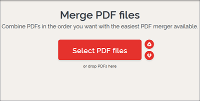 select pdf files to merge