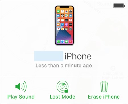 erase iphone with icloud find my iphone feature