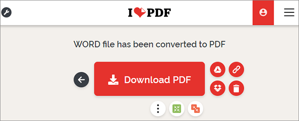 word to pdf converter ilovepdf