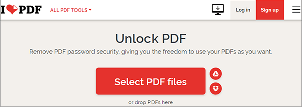 click select pdf files