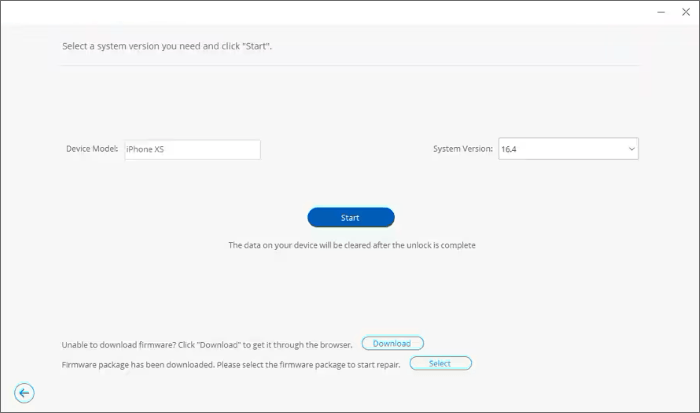 enter dfu mode and comfirm system version