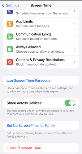 fix can't sign out of apple id by turning off screen time