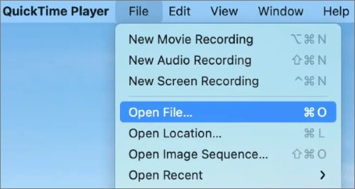 how to turn a video into an audio file on mac using quicktime player