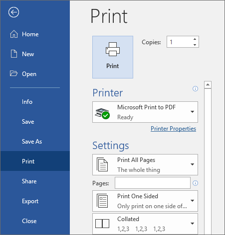 how to save pdf file without password