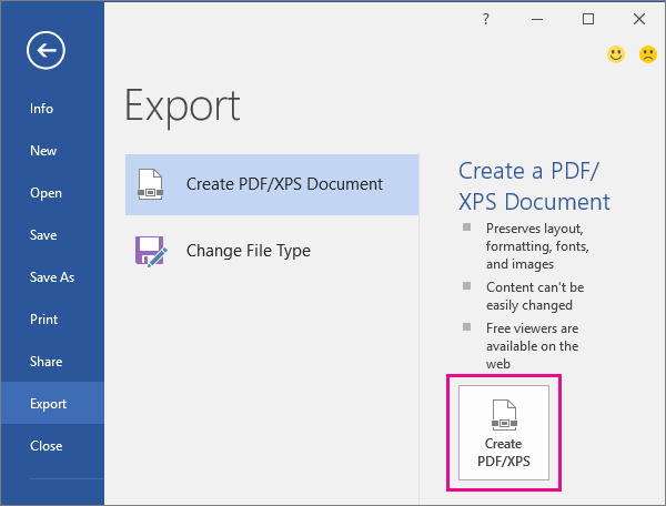 create pdf