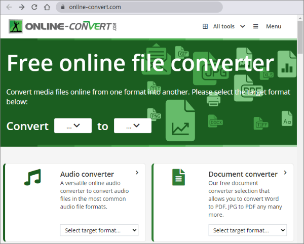 convert mov to mp3 using onlineconvert