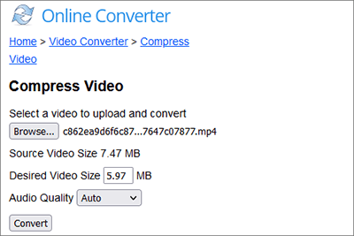 video compressor website