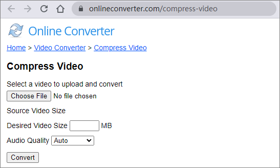 compress video file for facebook