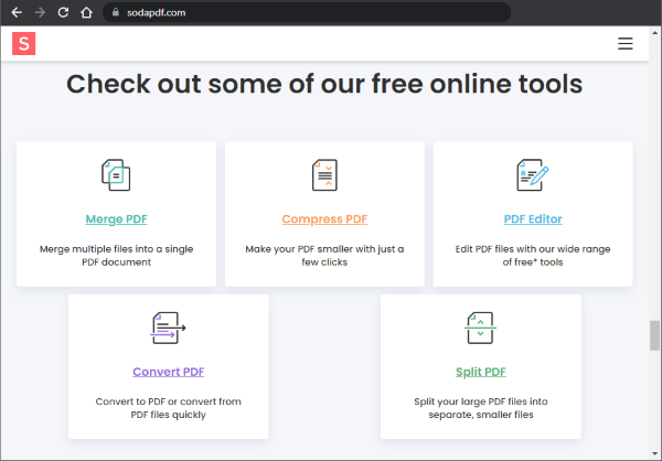 the online pdf merger free