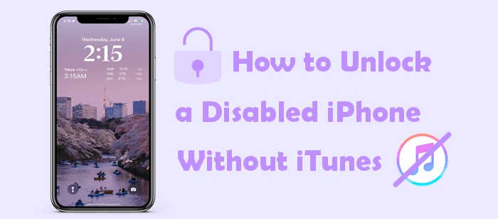 how to unlock a disabled iphone without itunes