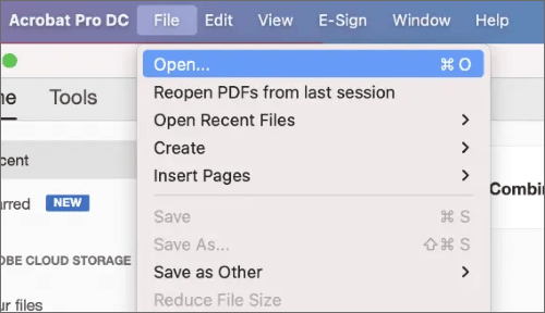 open files with adobe