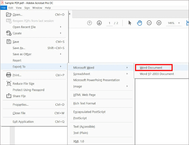  How To Convert PDF To Word Adobe Acrobat Alternatives 