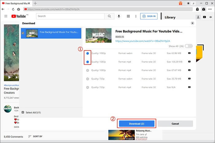 how to download a private youtube video